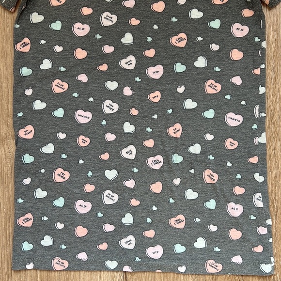 Nollie Junior’s Short Sleeve Sassy Candy Hearts T-shirt Size Extra Small - Picture 6 of 16